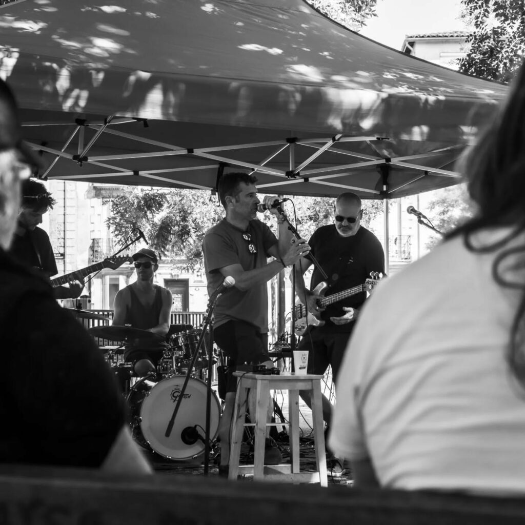 Cargo durant leur session d'enregistrement au studio